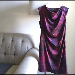 The Limited, lined dress, plum, size 2